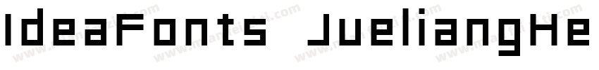 IdeaFonts JueliangHe字体转换